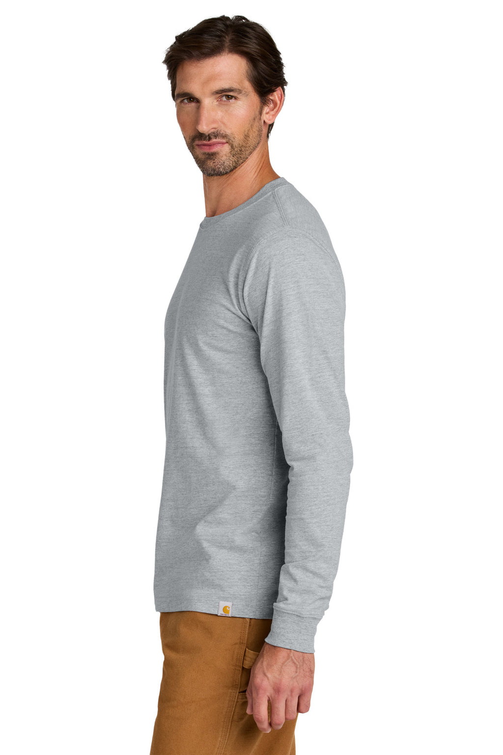 Carhartt Long Sleeve T-Shirt CT106921 - Heather Grey - side