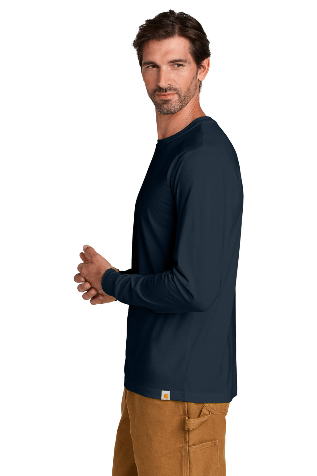 Carhartt Long Sleeve T-Shirt CT106921 - Navy - side