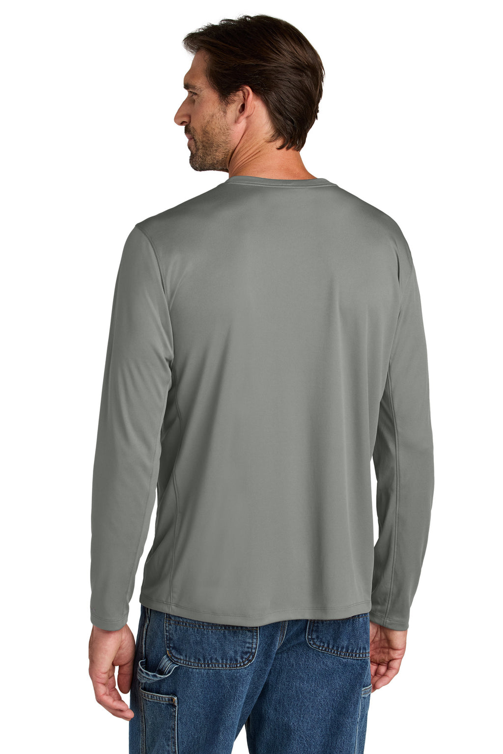 Carhartt Force Sun Defender Long Sleeve T-Shirt CT106972 - Asphalt Grey - back