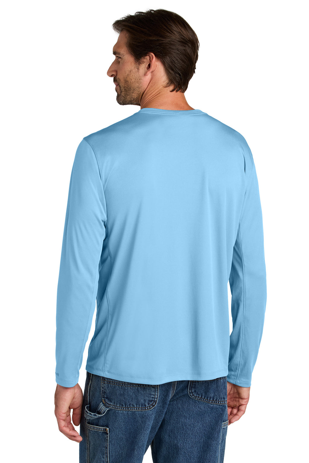 Carhartt Force Sun Defender Long Sleeve T-Shirt CT106972 - Fresh Water Blue - back