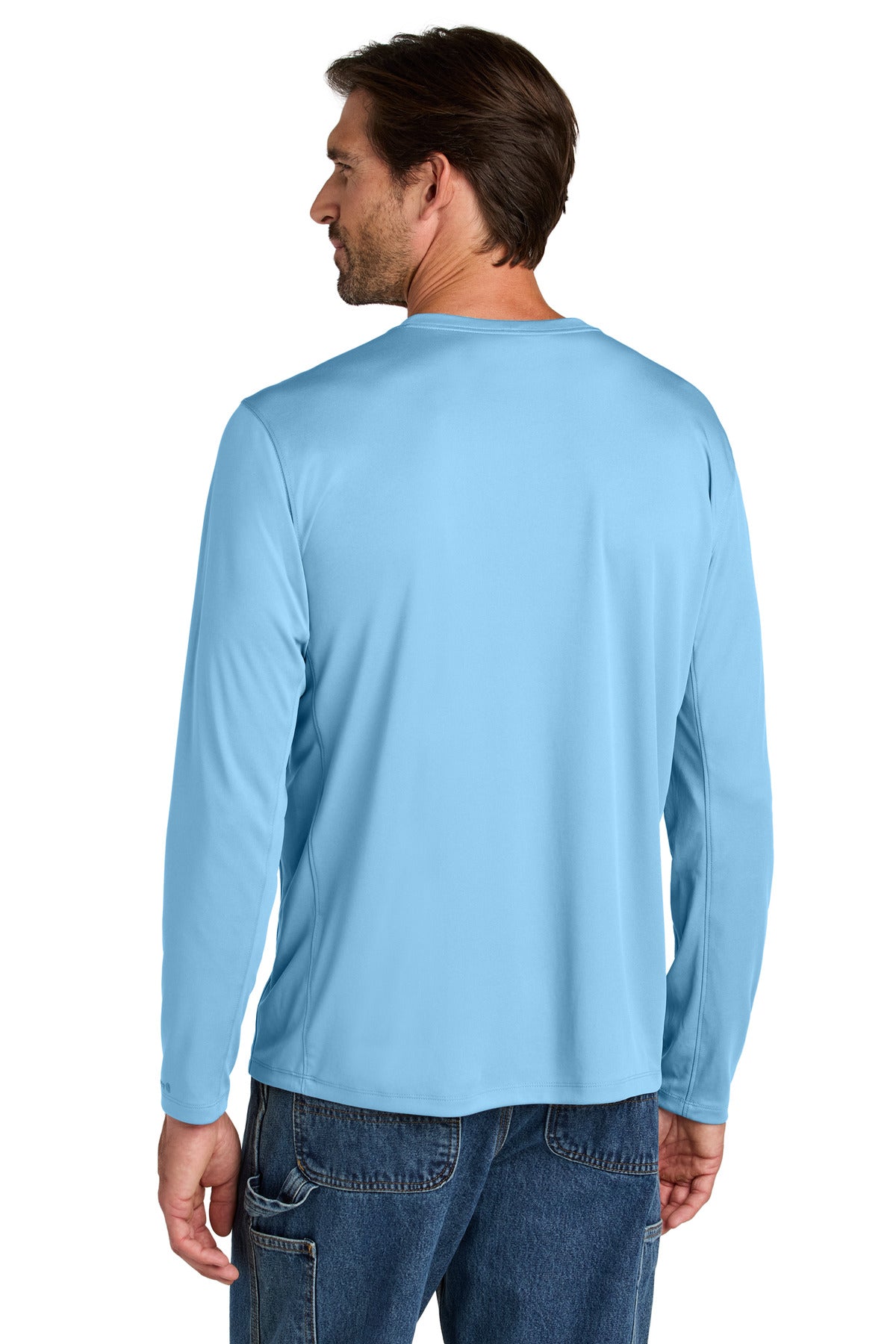 Carhartt Force Sun Defender Long Sleeve T-Shirt CT106972 - Fresh Water Blue - back