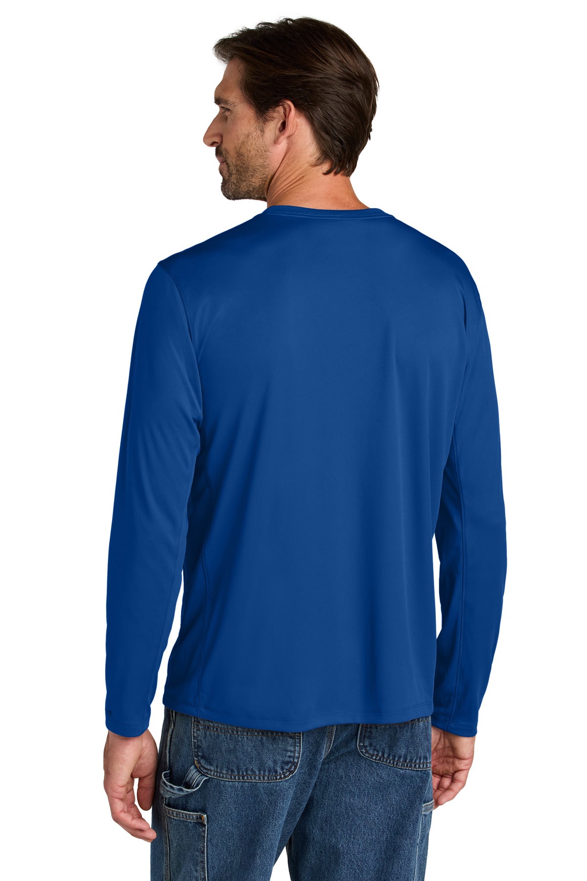 Carhartt Force Sun Defender Long Sleeve T-Shirt CT106972 - Royal Glass Blue - back