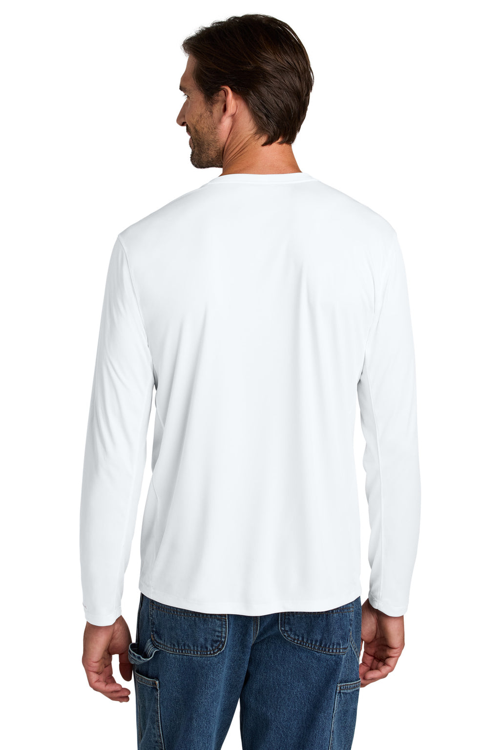 Carhartt Force Sun Defender Long Sleeve T-Shirt CT106972 - White - back