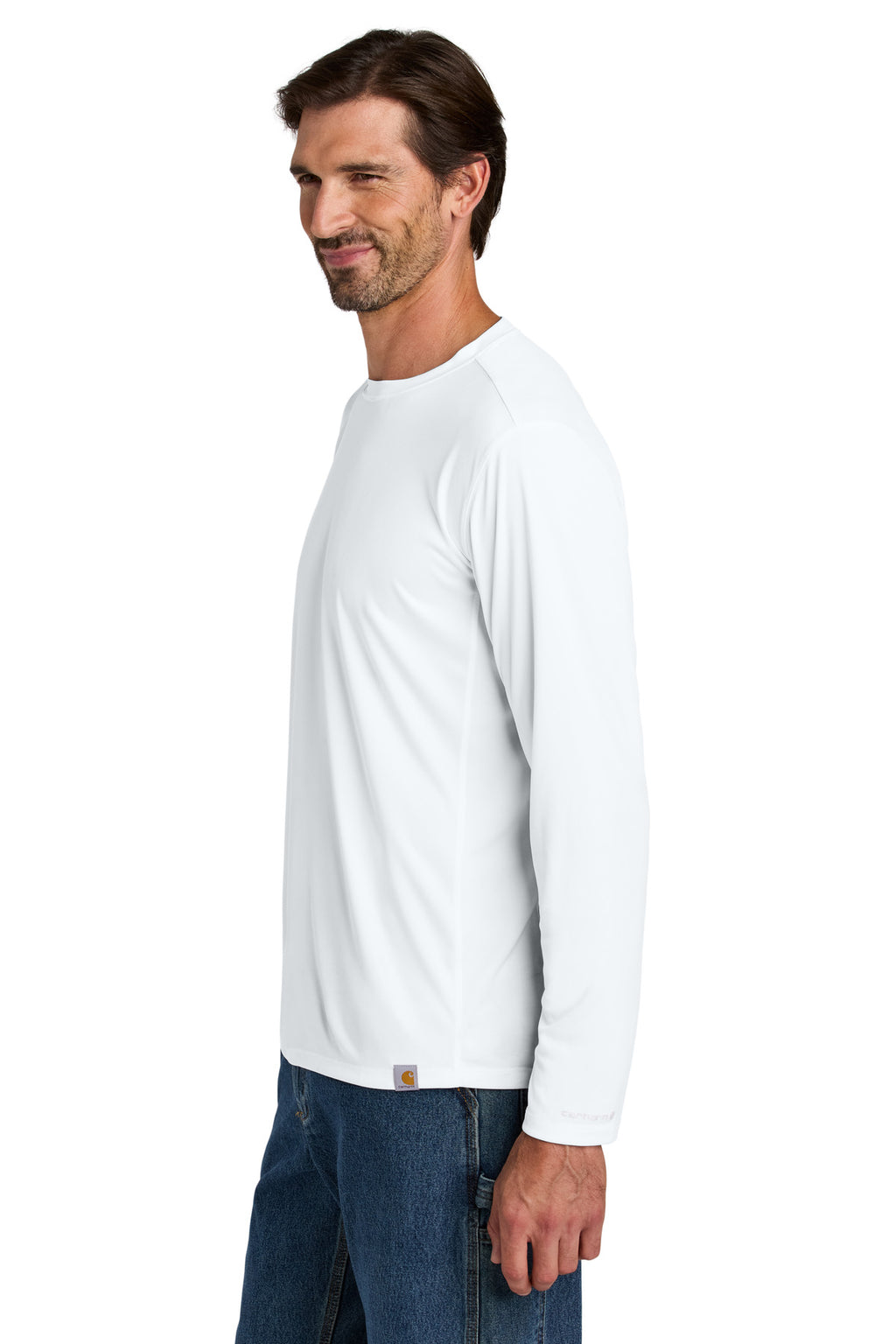 Carhartt Force Sun Defender Long Sleeve T-Shirt CT106972 - White - side