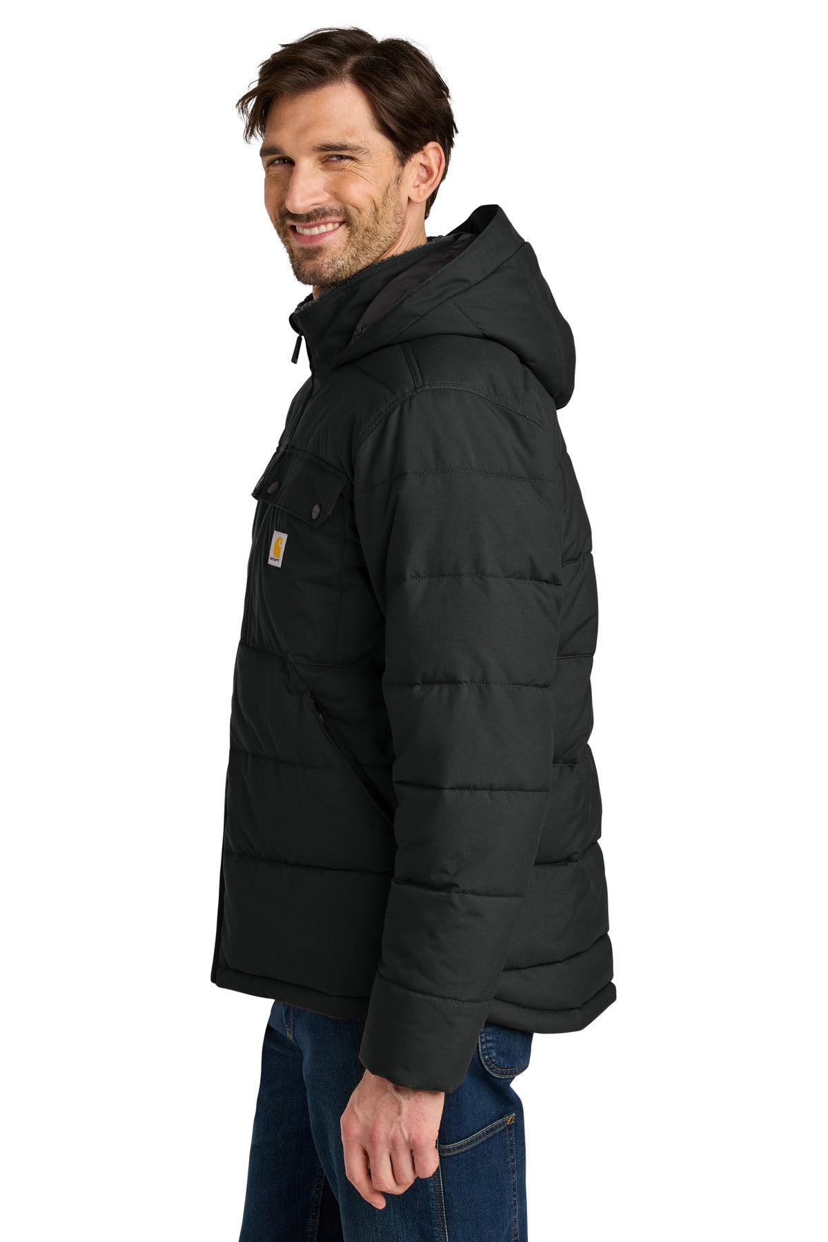 Carhartt Montana Insulated Hooded Jacket CT107082 - Black - side