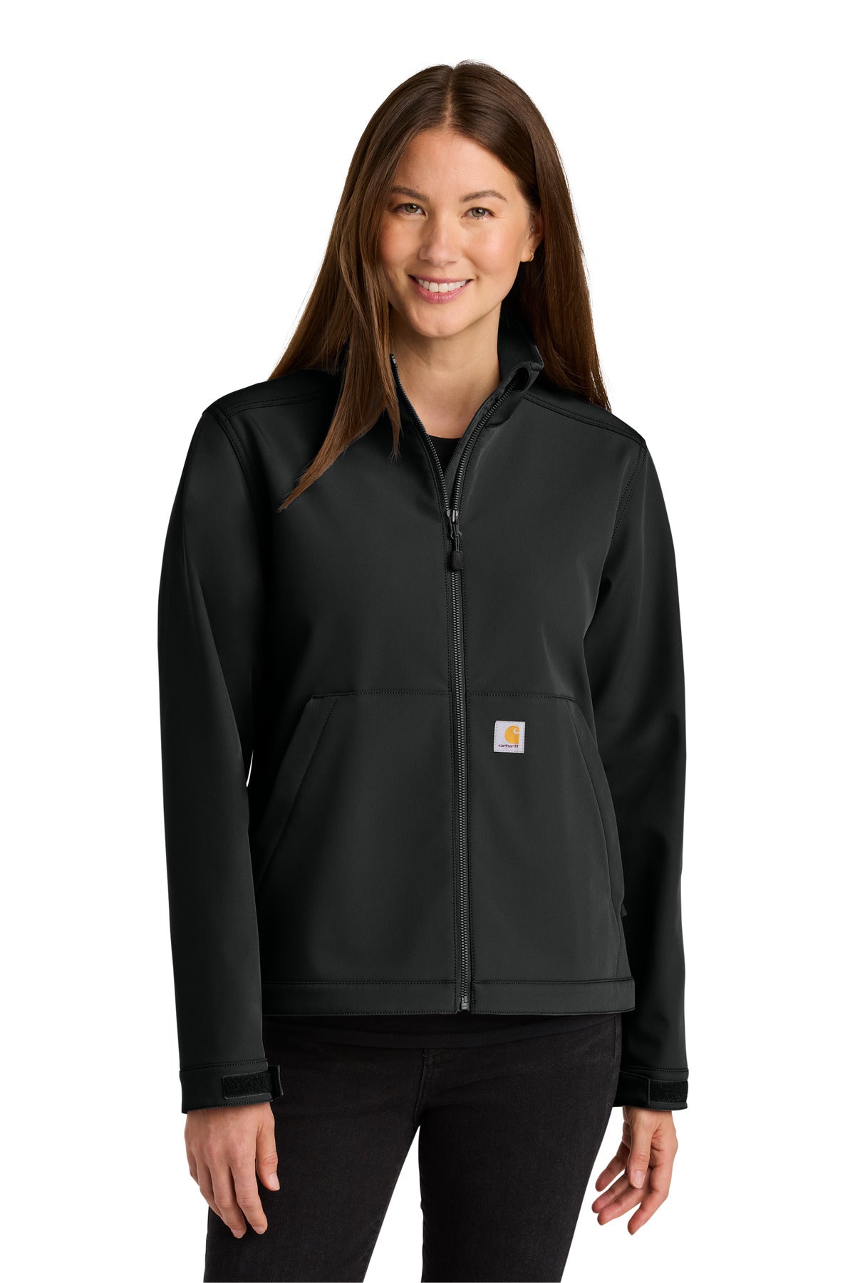 Carhartt Women's Rain Defender Soft Shell Jacket CT107115 - Black - front