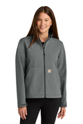 Carhartt Women's Rain Defender Soft Shell Jacket CT107115 - Steel - front