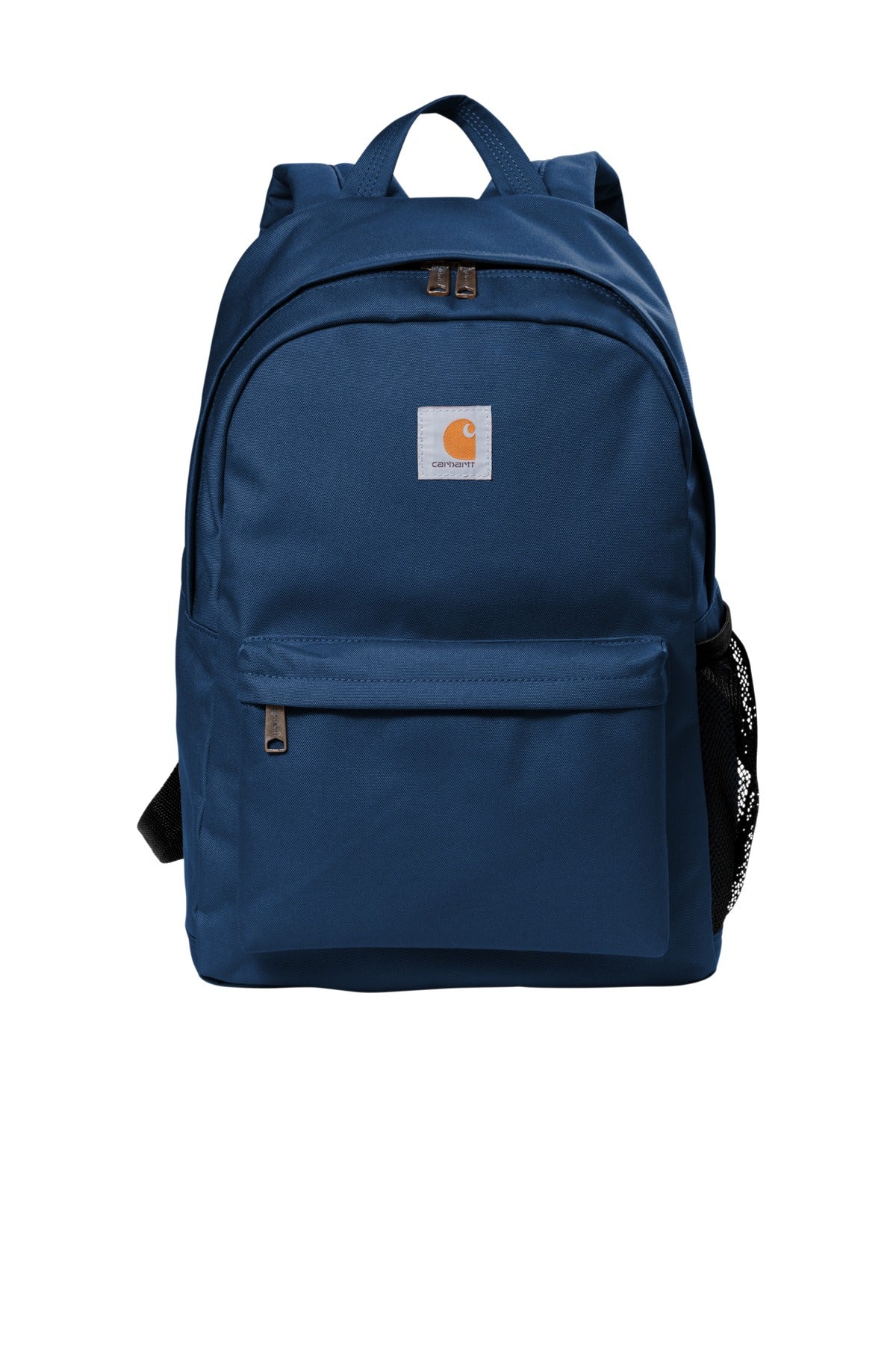 Carhartt Canvas Backpack. CT89241804 - Navy - front