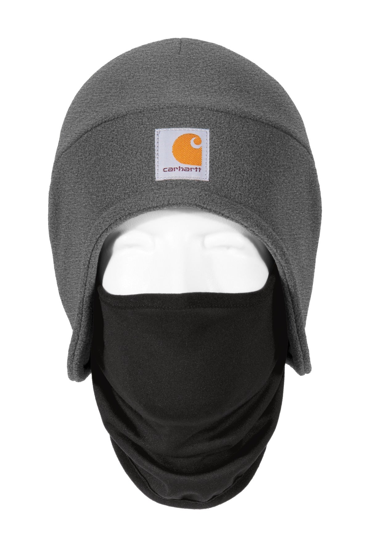 Carhartt Fleece 2-In-1 Headwear. CTA202 - Charcoal Heather - front