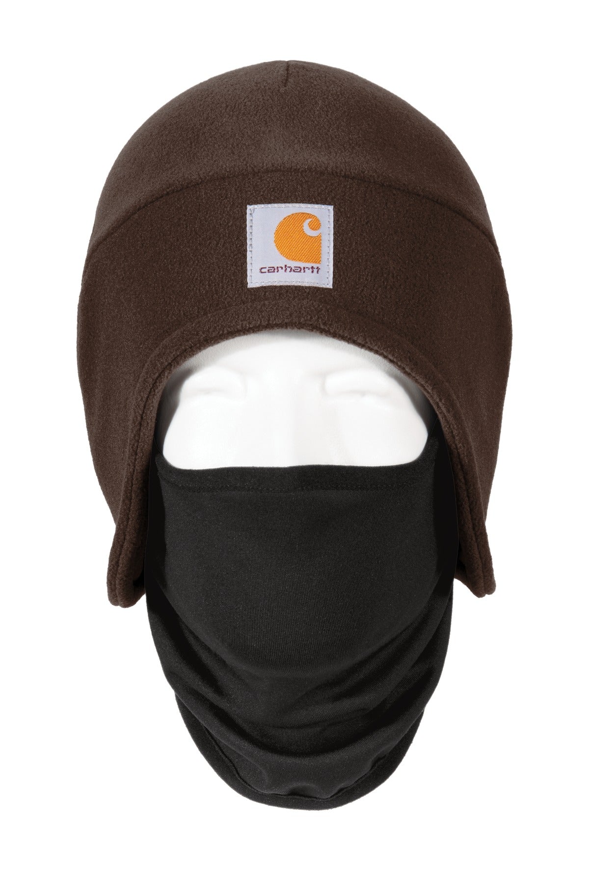 Carhartt Fleece 2-In-1 Headwear. CTA202 - Dark Brown - front