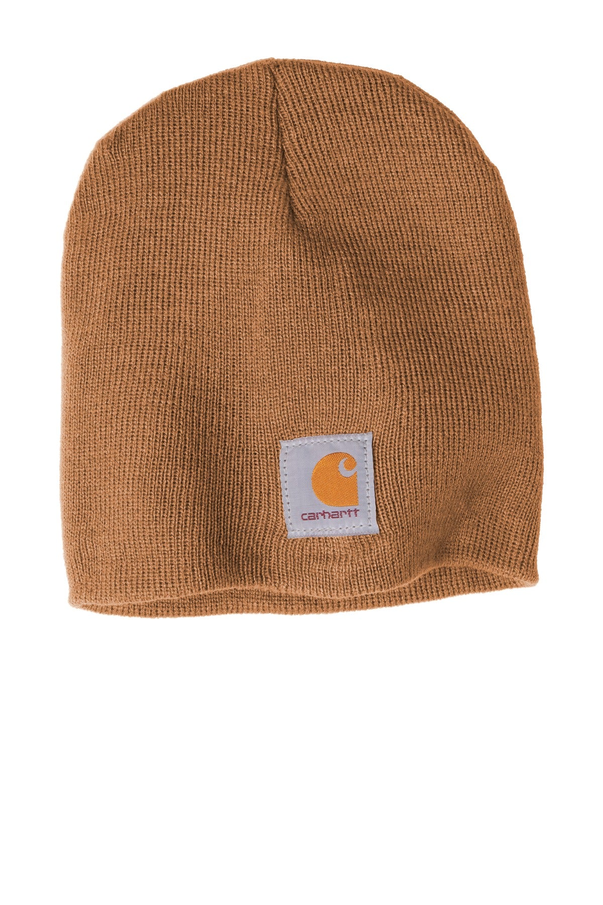 Carhartt Acrylic Knit Hat. CTA205 - Carhartt Brown - front