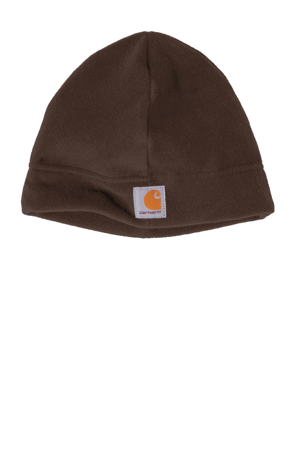 Carhartt Fleece Hat. CTA207 - Dark Brown - front