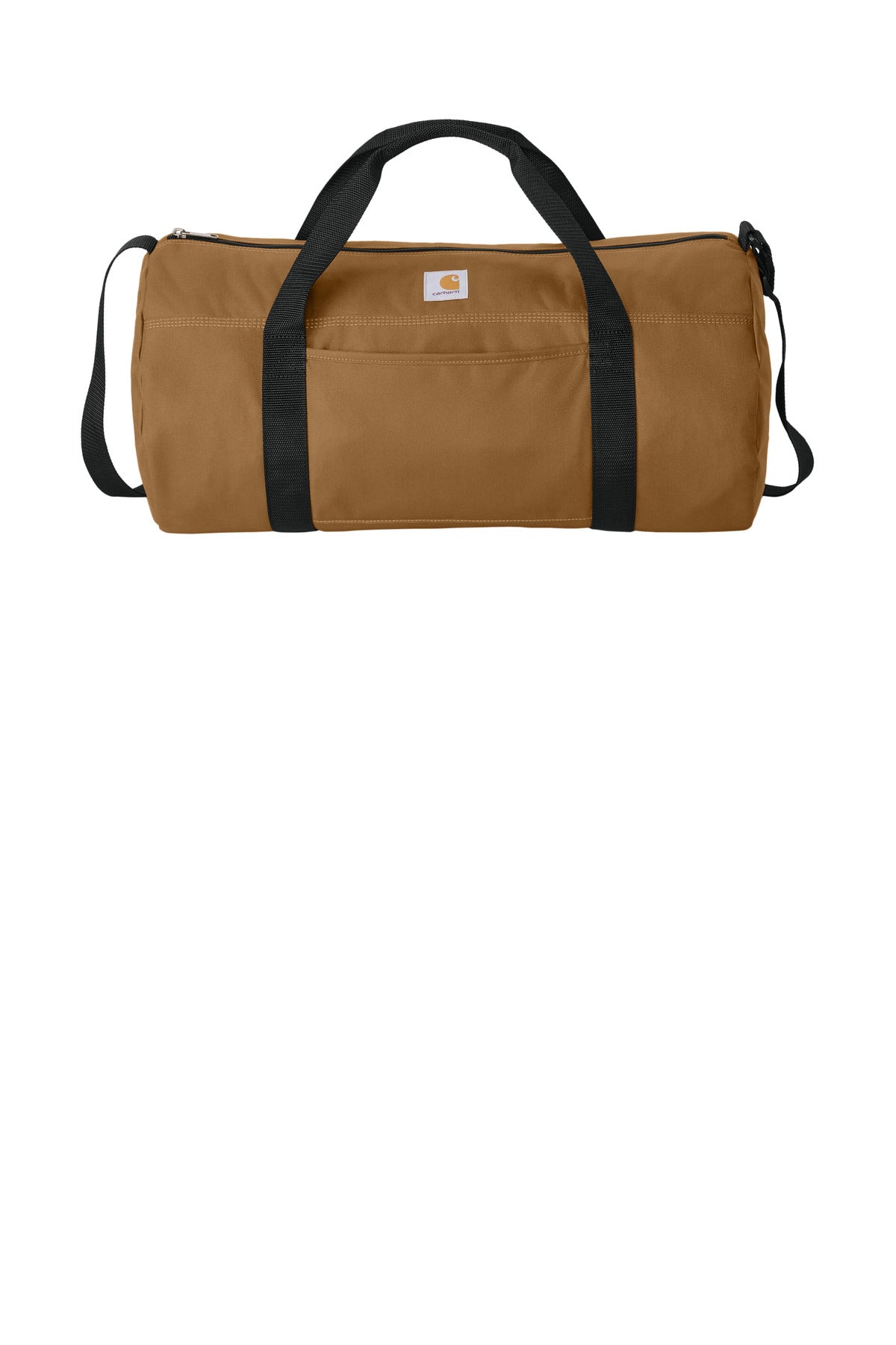 Carhartt Canvas Packable Duffel with Pouch CTB0000564 - Carhartt Brown - front