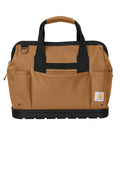 Carhartt 16-Inch Molded Base Heavyweight Tool Bag CTB0000687 - Carhartt Brown - front