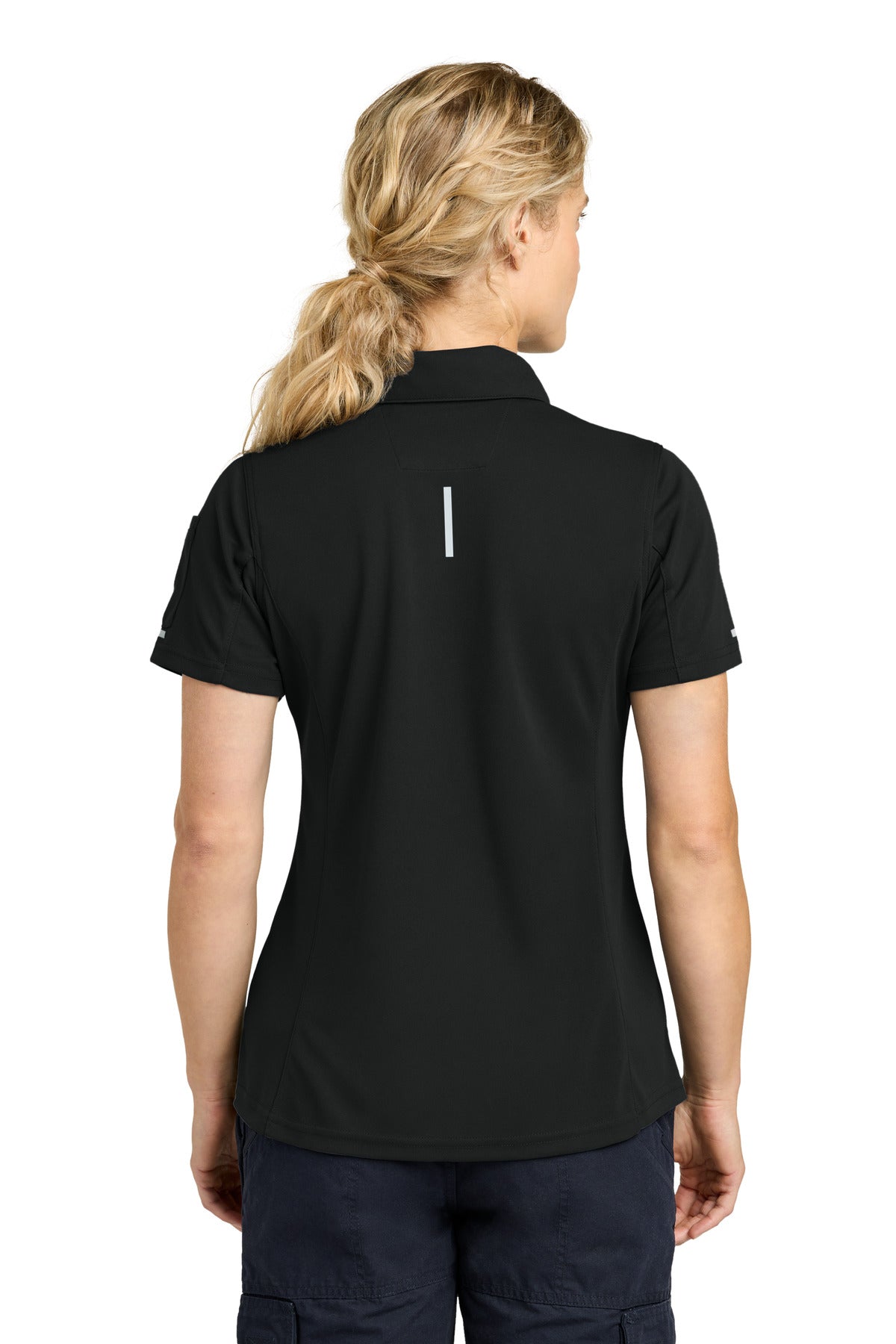 Carhartt Women's FLD & RSCU Polo CTC12119 - Black - back