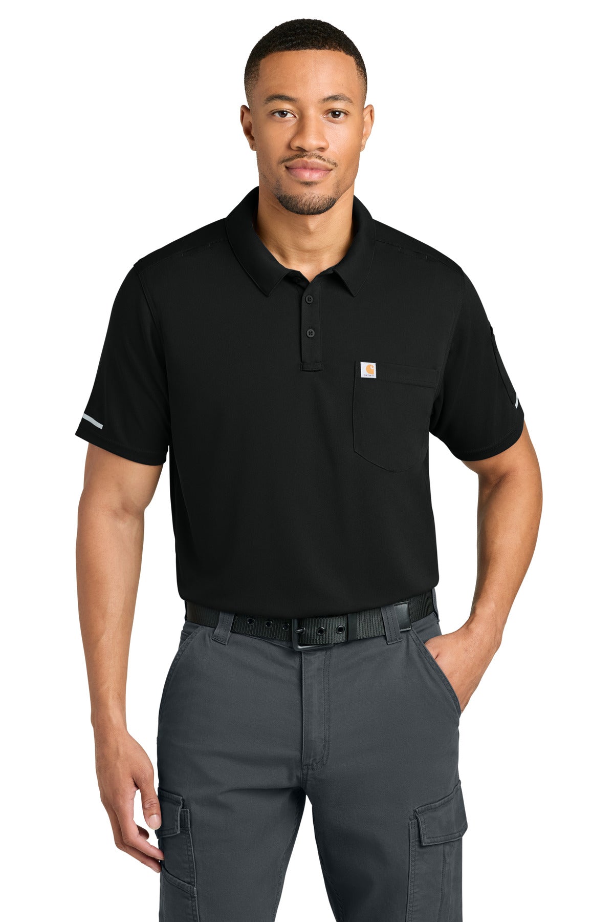 Carhartt FLD & RSCU Polo CTC16119 - Black - front