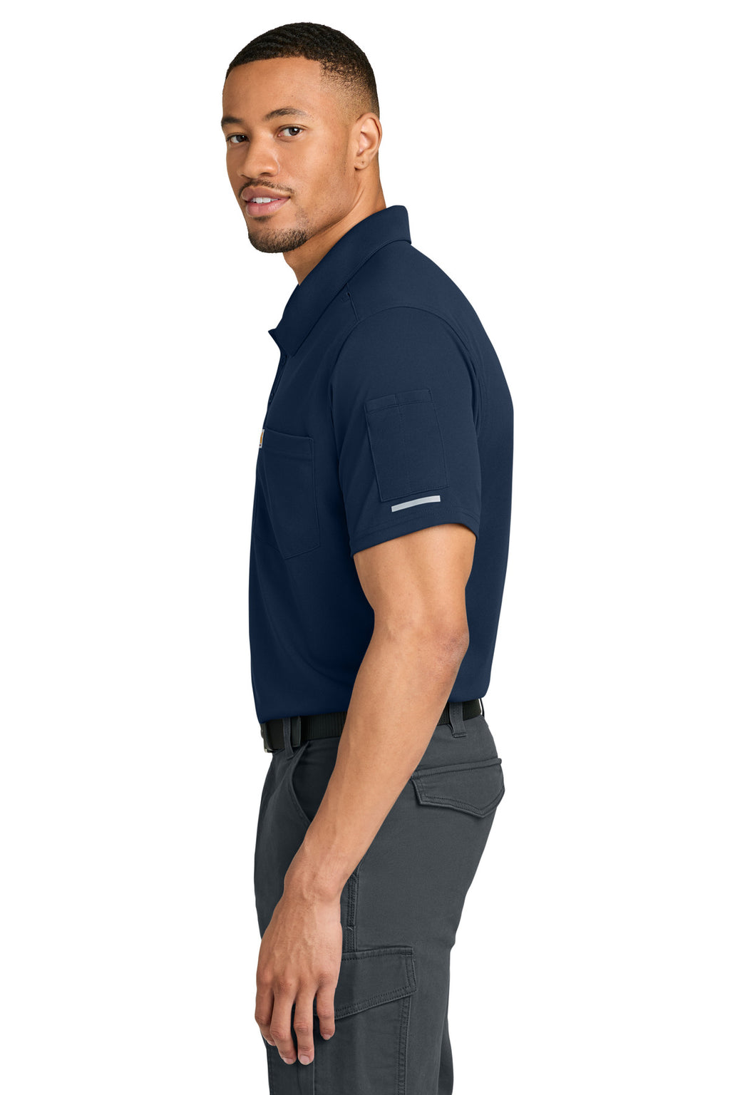 Carhartt FLD & RSCU Polo CTC16119 - Dark Navy - side