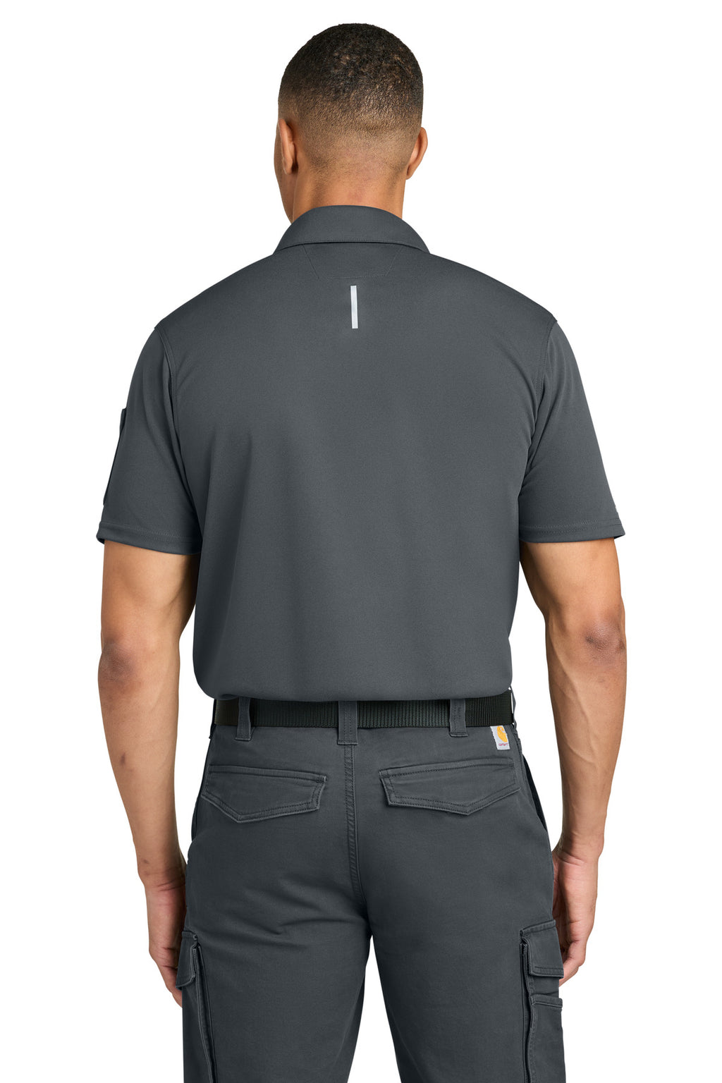 Carhartt FLD & RSCU Polo CTC16119 - Pewter - back