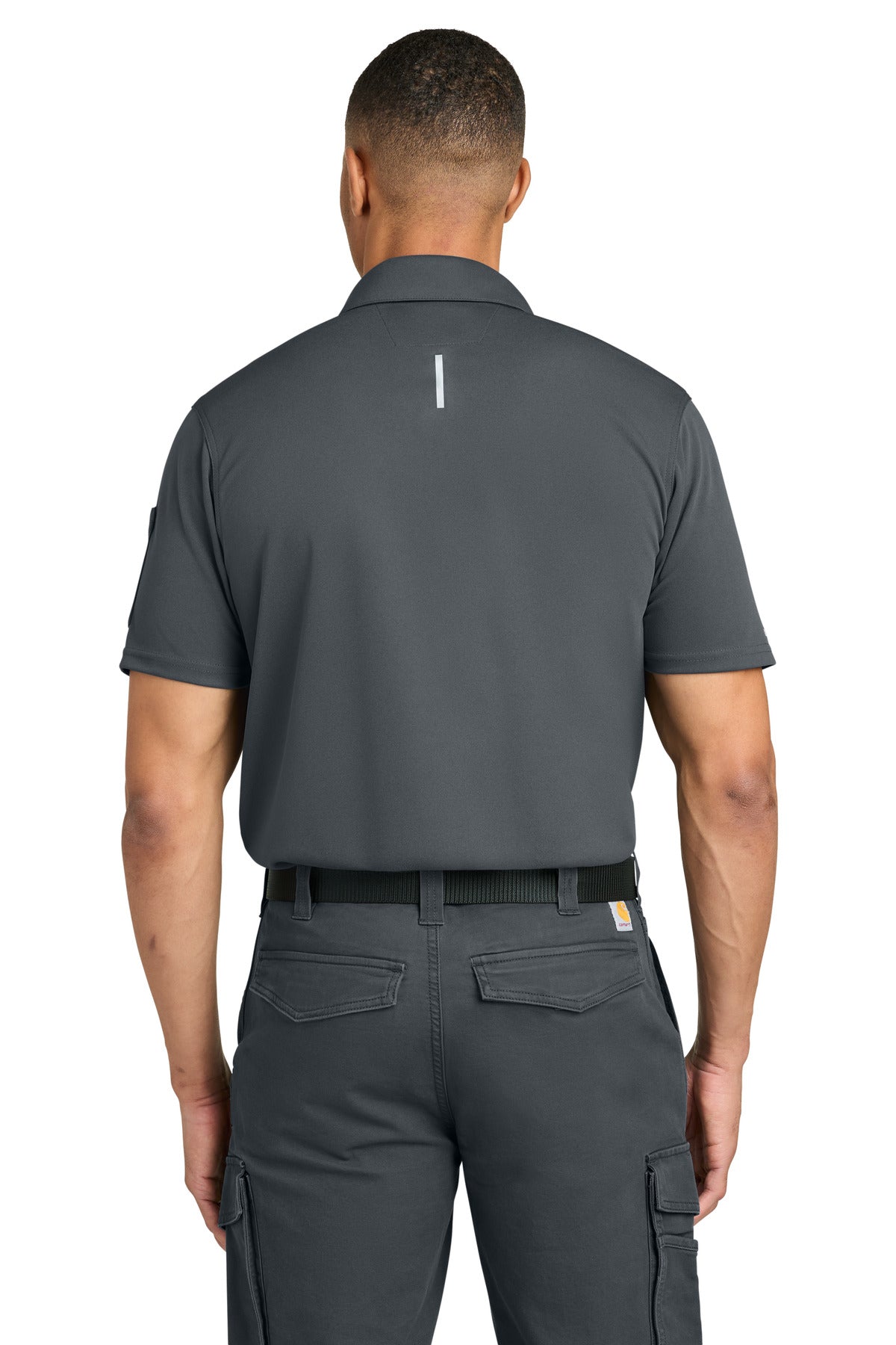 Carhartt FLD & RSCU Polo CTC16119 - Pewter - back