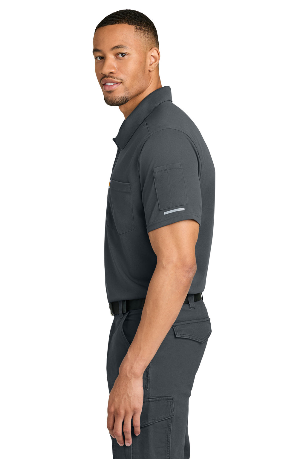 Carhartt FLD & RSCU Polo CTC16119 - Pewter - side