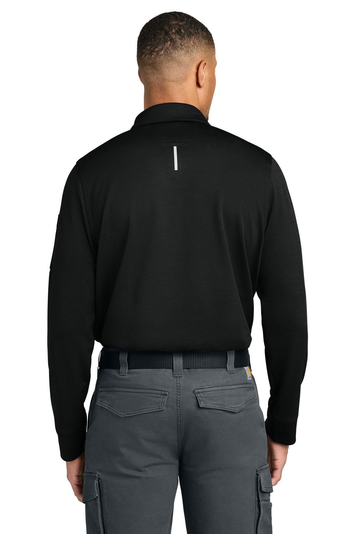 Carhartt FLD & RSCU Long Sleeve Polo CTC16129 - Black - back