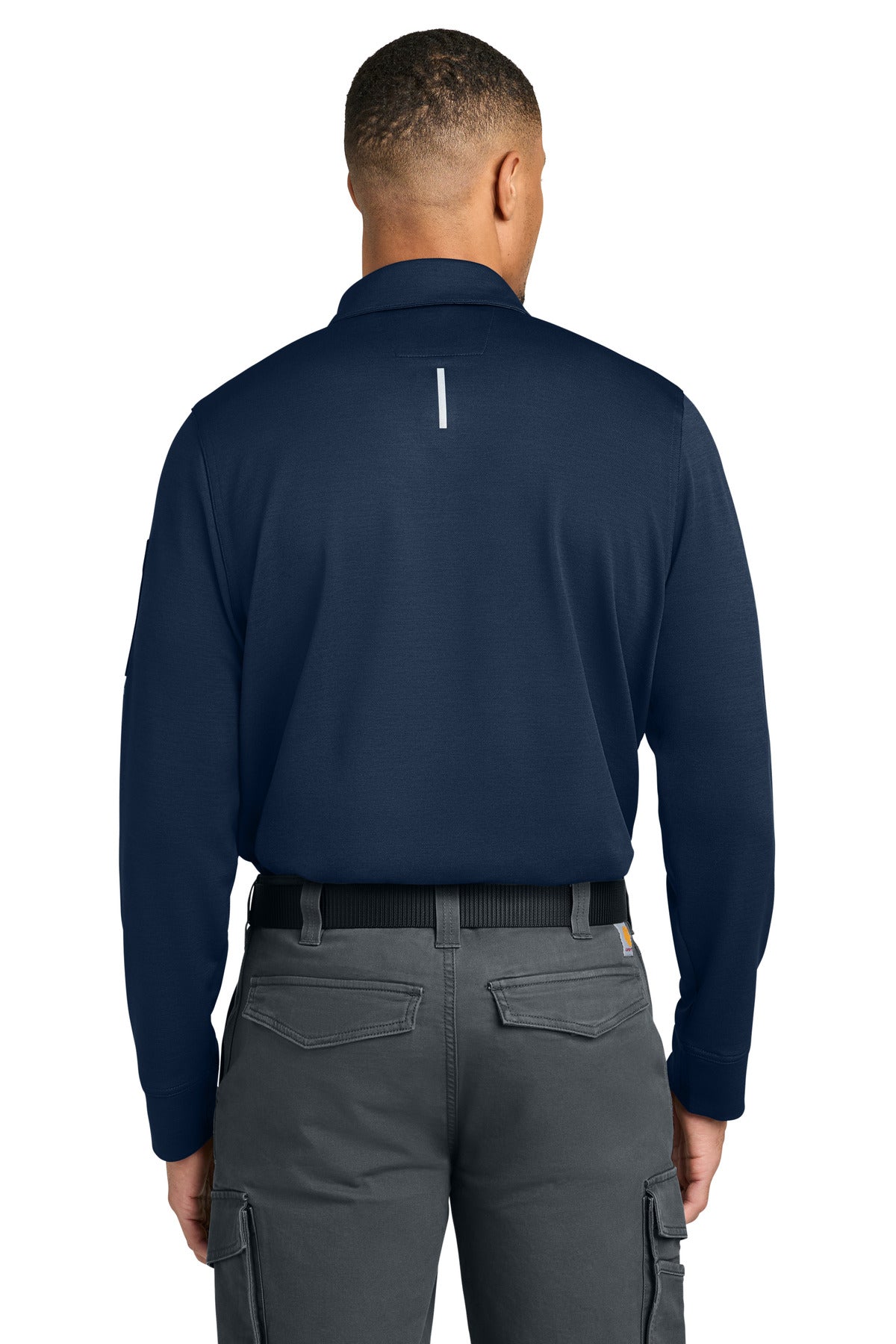 Carhartt FLD & RSCU Long Sleeve Polo CTC16129 - Dark Navy - back