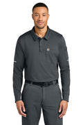 Carhartt FLD & RSCU Long Sleeve Polo CTC16129 - Pewter - front