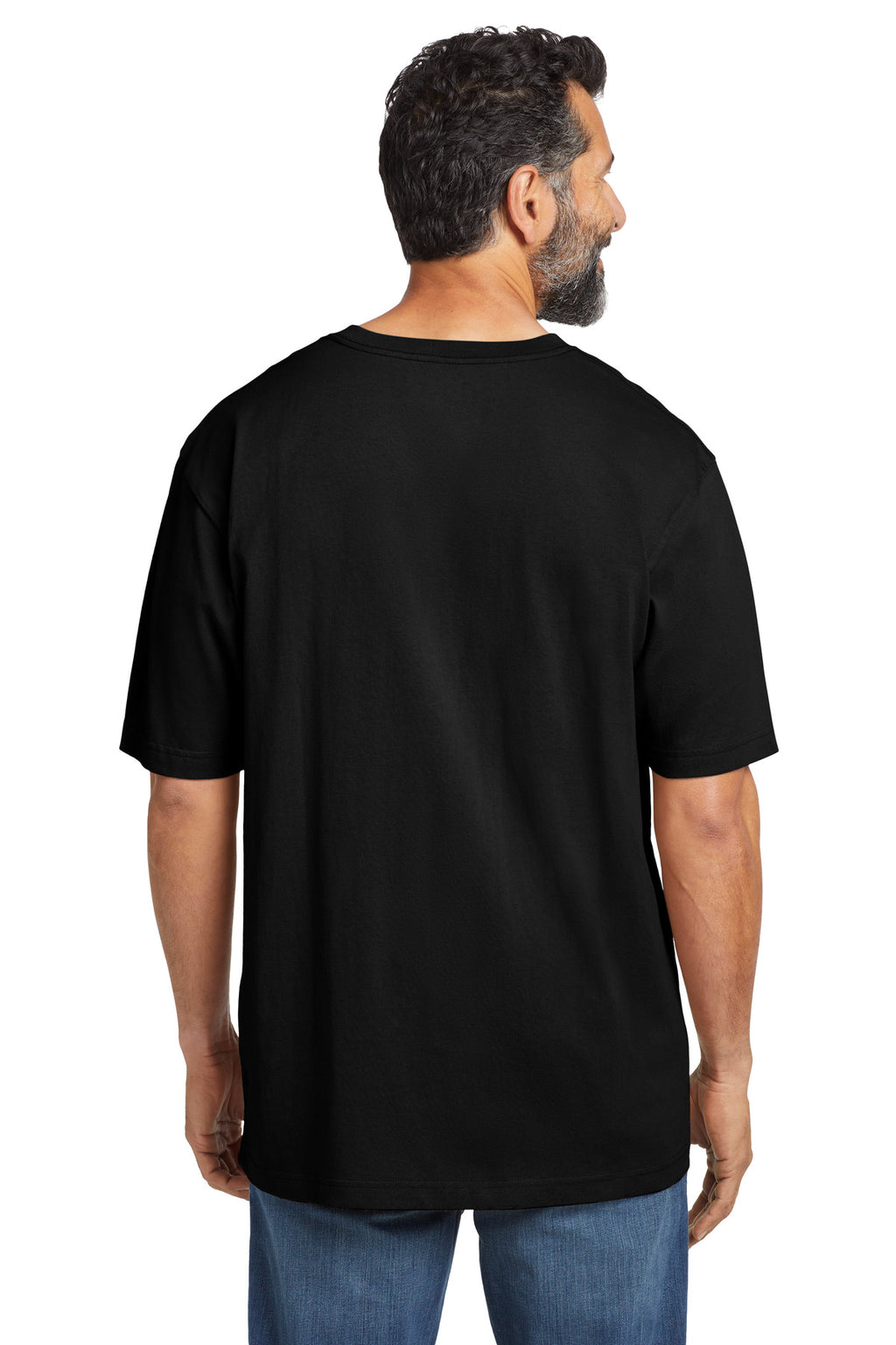 Carhartt Workwear Pocket Short Sleeve T-Shirt. CTK87 - Black - back