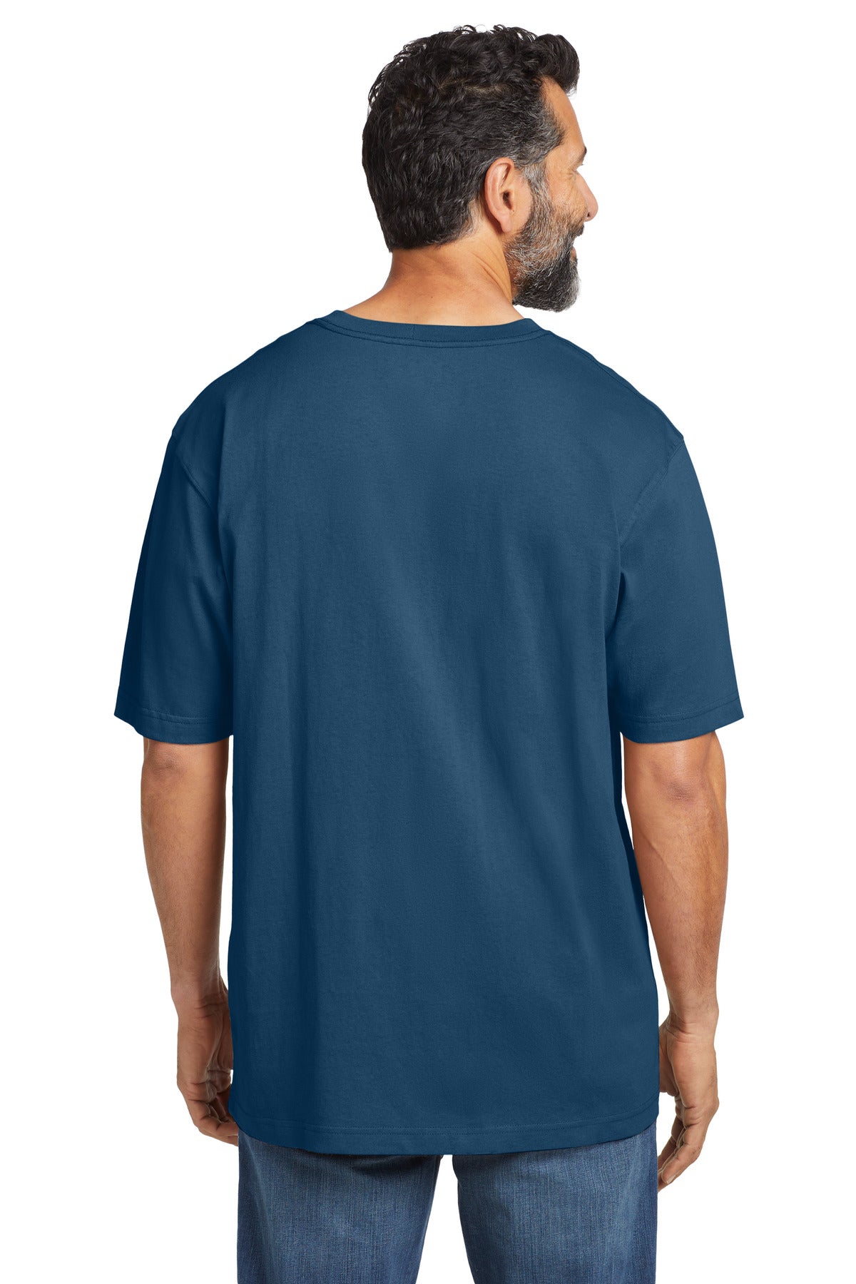 Carhartt Workwear Pocket Short Sleeve T-Shirt. CTK87 - Lakeshore - back