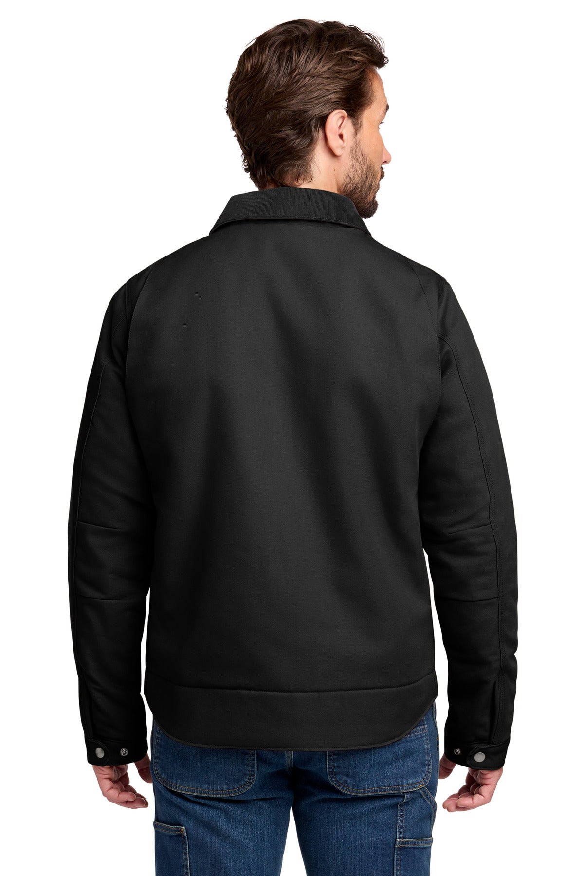 Carhartt Tall Duck Detroit Jacket CTT103828 - Black - back