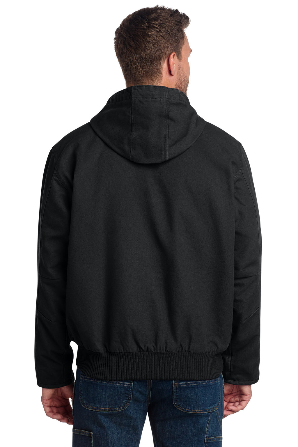 Carhartt Tall Washed Duck Active Jac. CTT104050 - Black - back