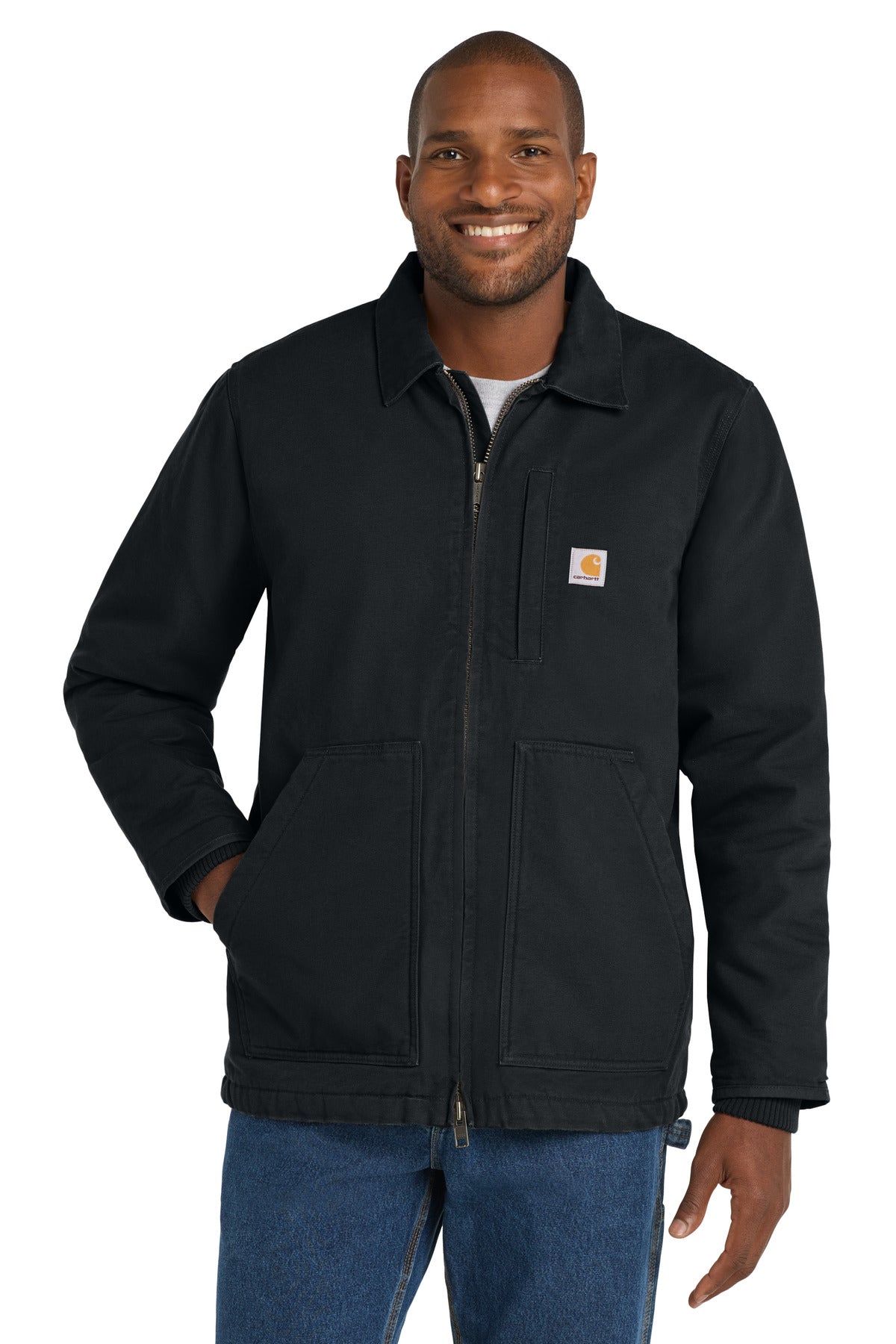 Carhartt Tall Sherpa-Lined Coat CTT104293 - Black - front
