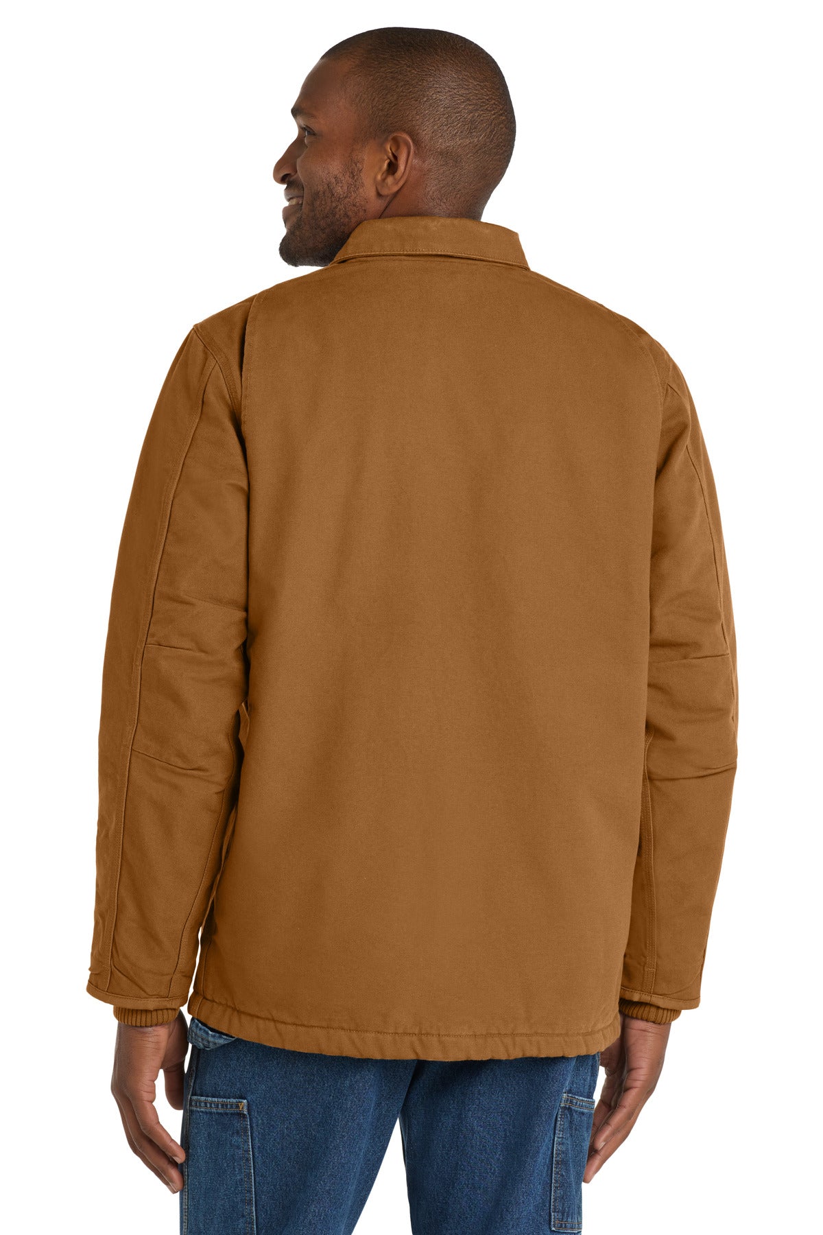 Carhartt Tall Sherpa-Lined Coat CTT104293 - Carhartt Brown - back