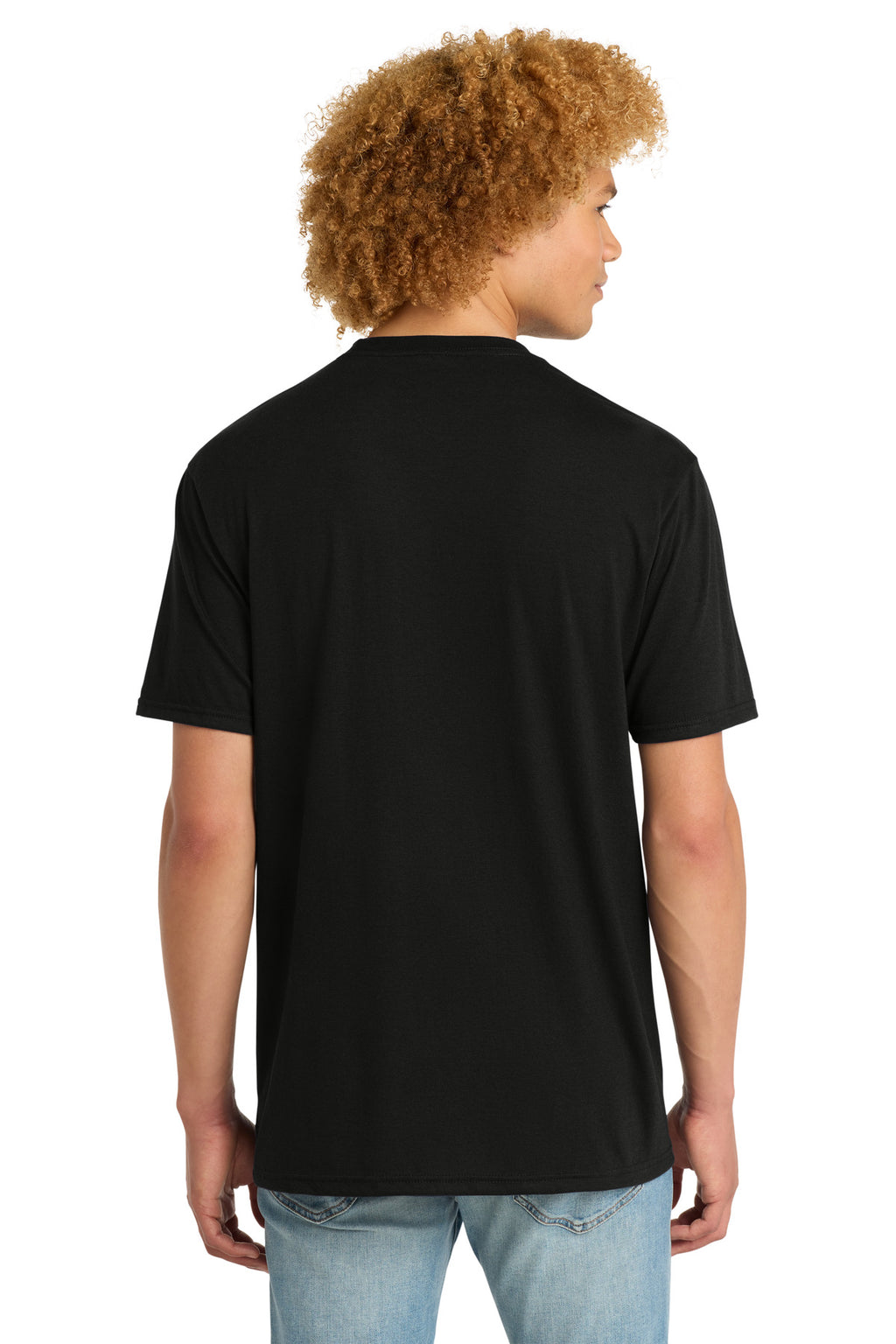 District Perfect Tri DTG Tee DM130DTG - Black - back