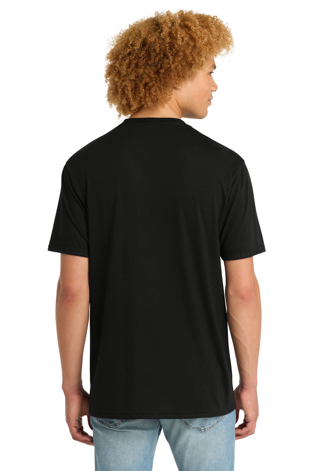 District Perfect Tri DTG Tee DM130DTG - Black - back