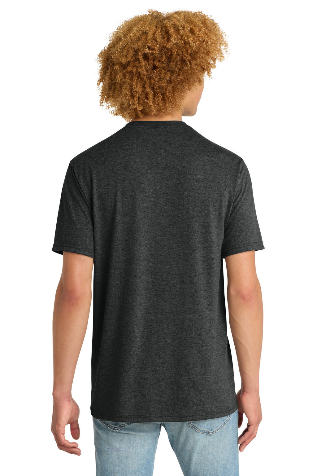 District Perfect Tri DTG Tee DM130DTG - Black Frost - back
