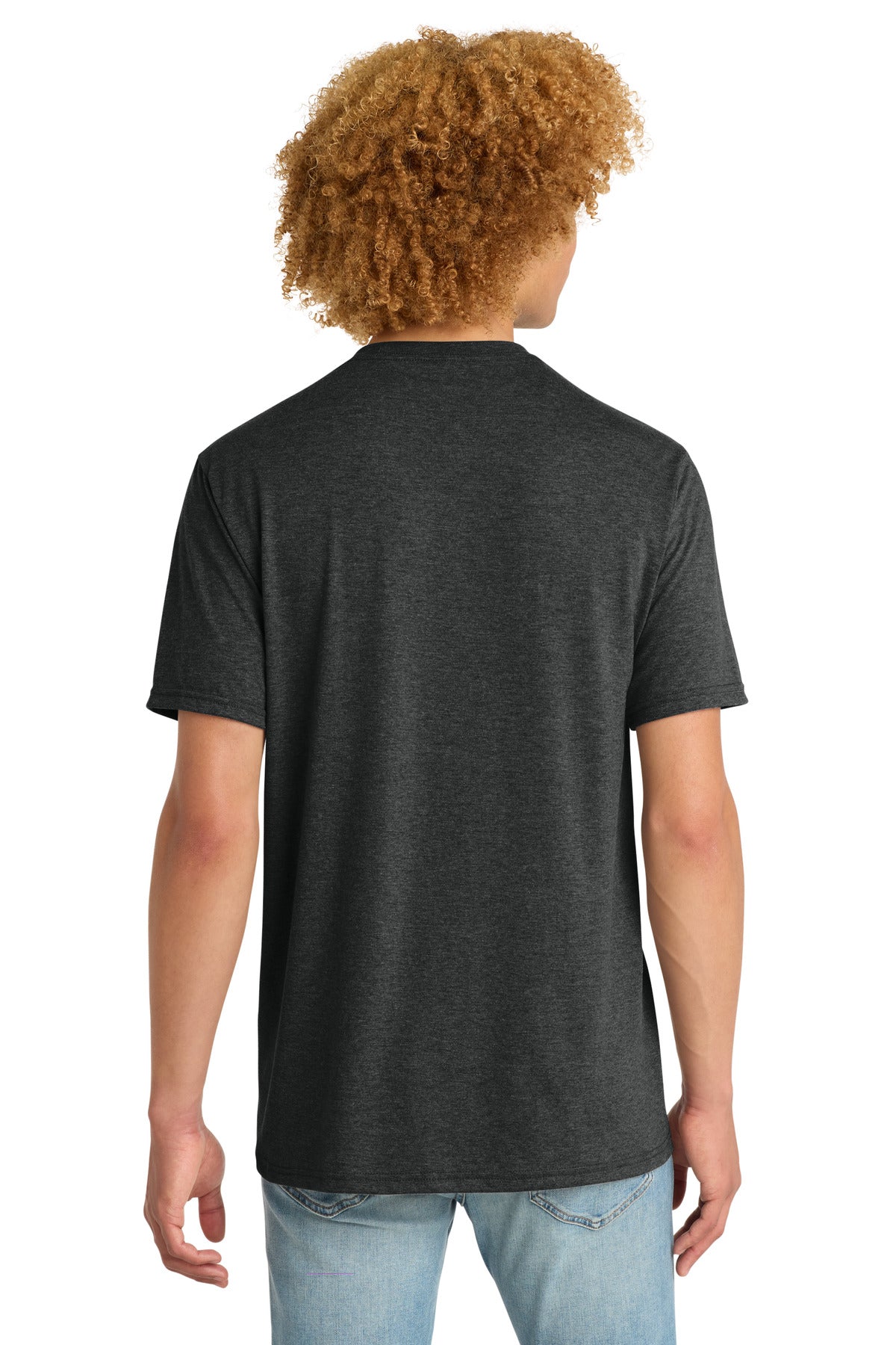 District Perfect Tri DTG Tee DM130DTG - Black Frost - back