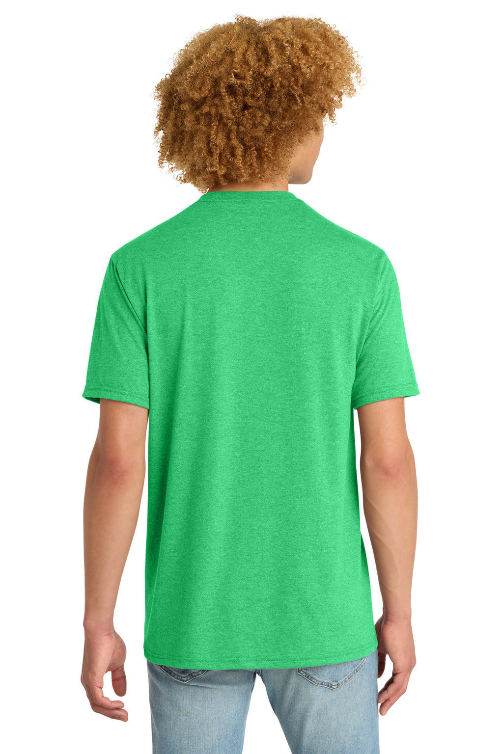 District Perfect Tri DTG Tee DM130DTG - Green Frost - back