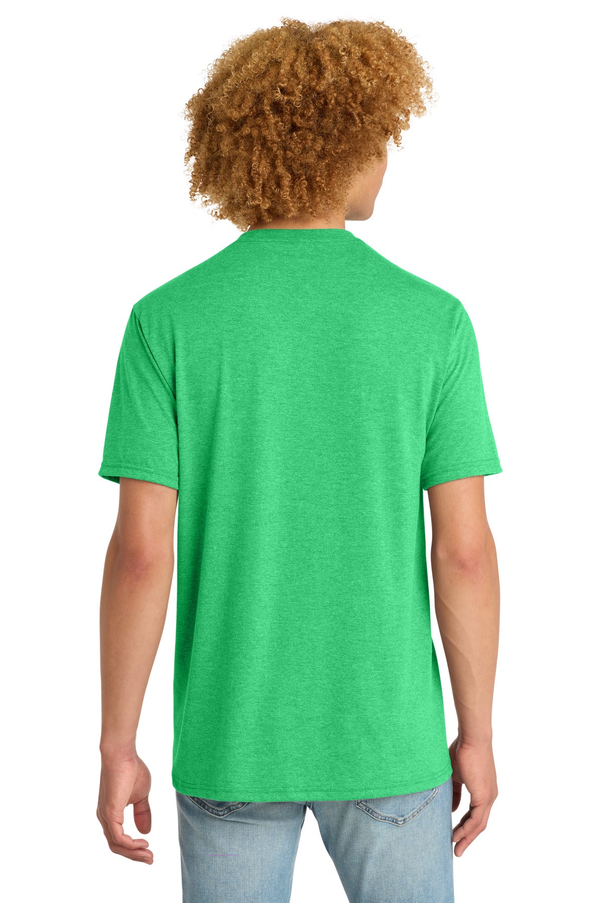 District Perfect Tri DTG Tee DM130DTG - Green Frost - back