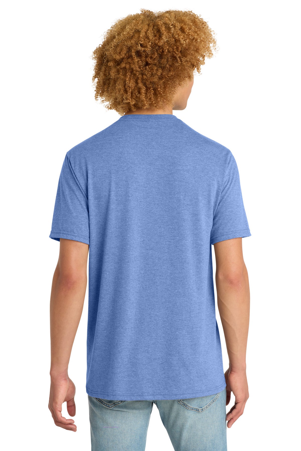 District Perfect Tri DTG Tee DM130DTG - Maritime Frost - back
