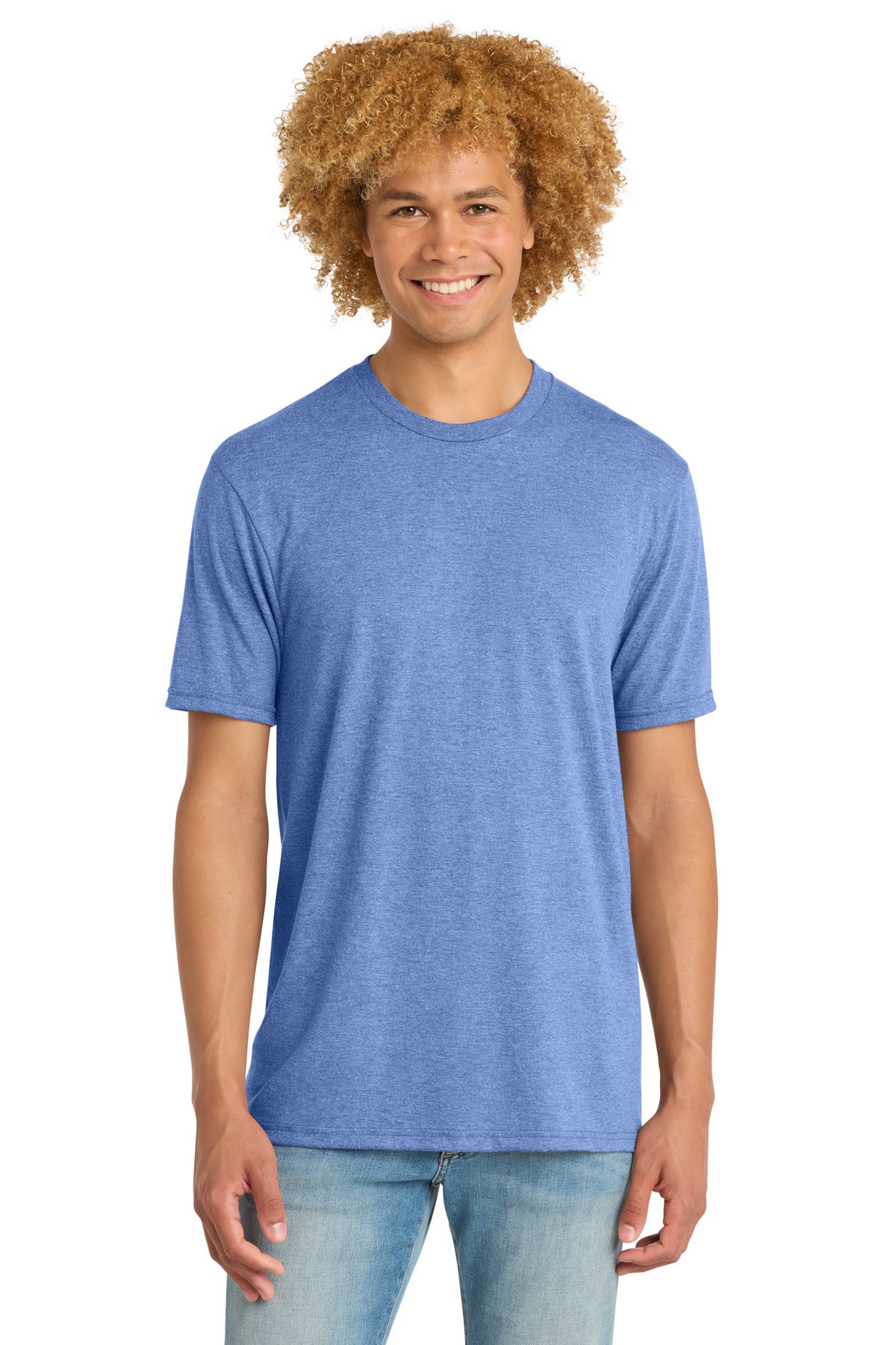 District Perfect Tri DTG Tee DM130DTG - Maritime Frost - front