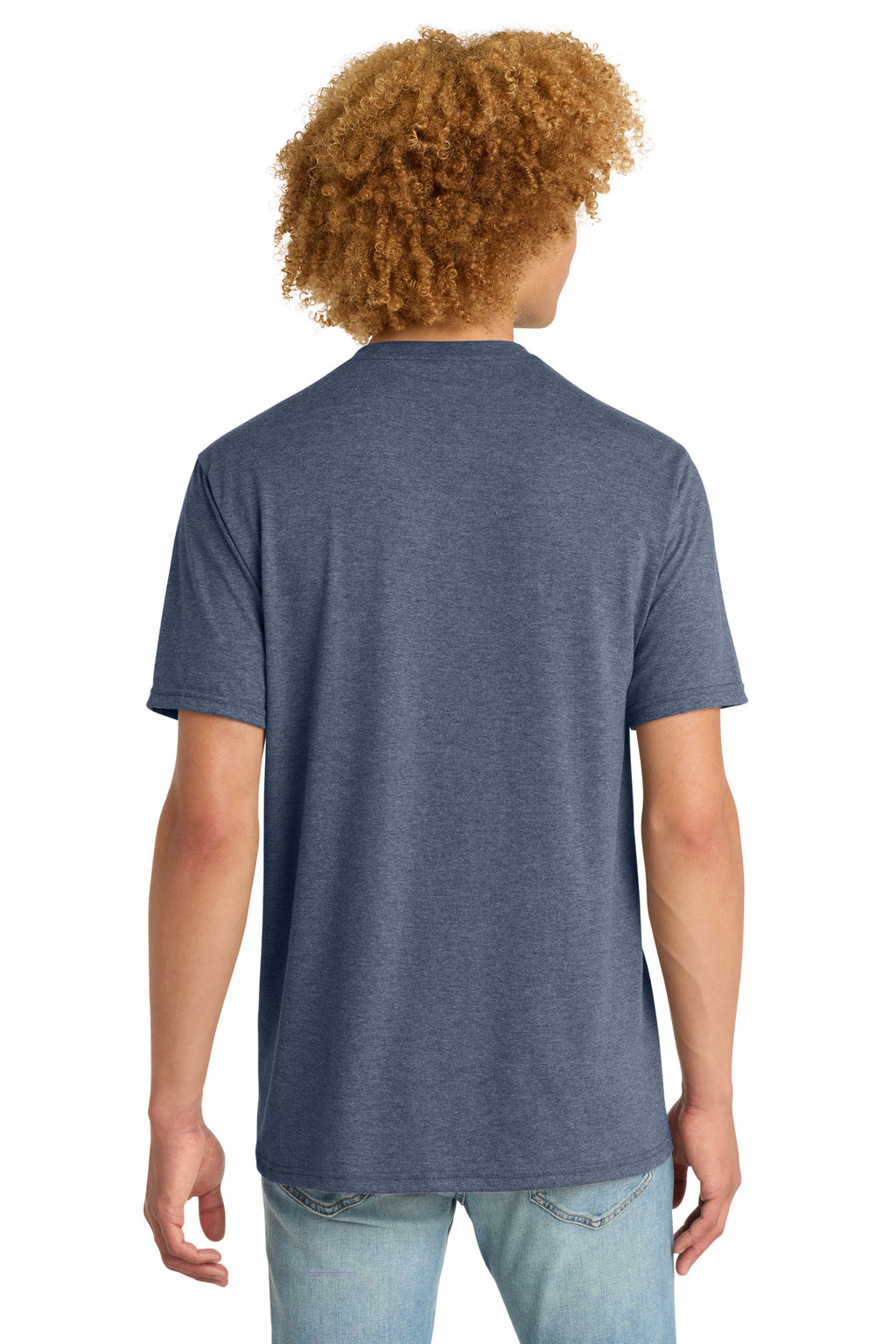 District Perfect Tri DTG Tee DM130DTG - Navy Frost - back