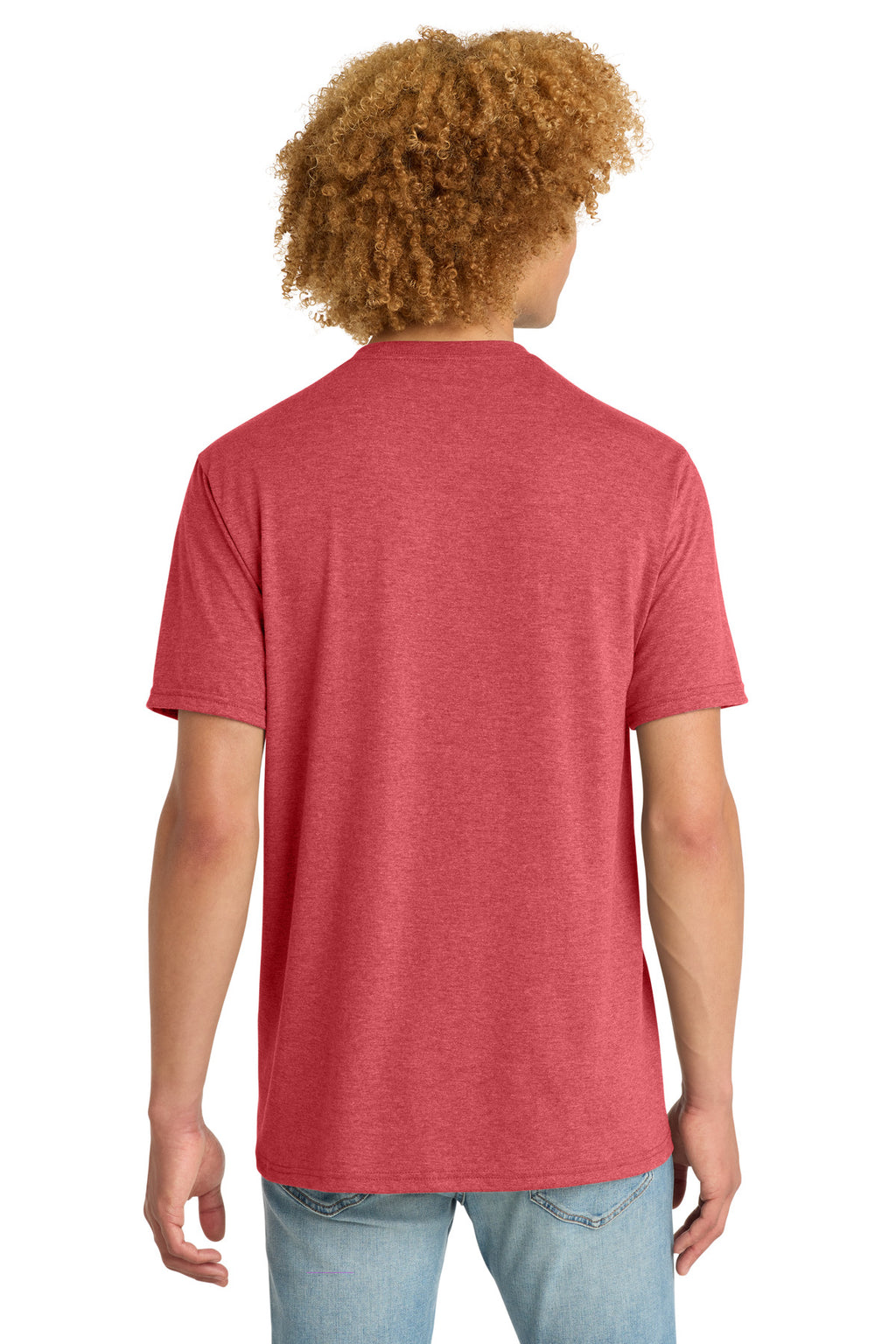 District Perfect Tri DTG Tee DM130DTG - Red Frost - back
