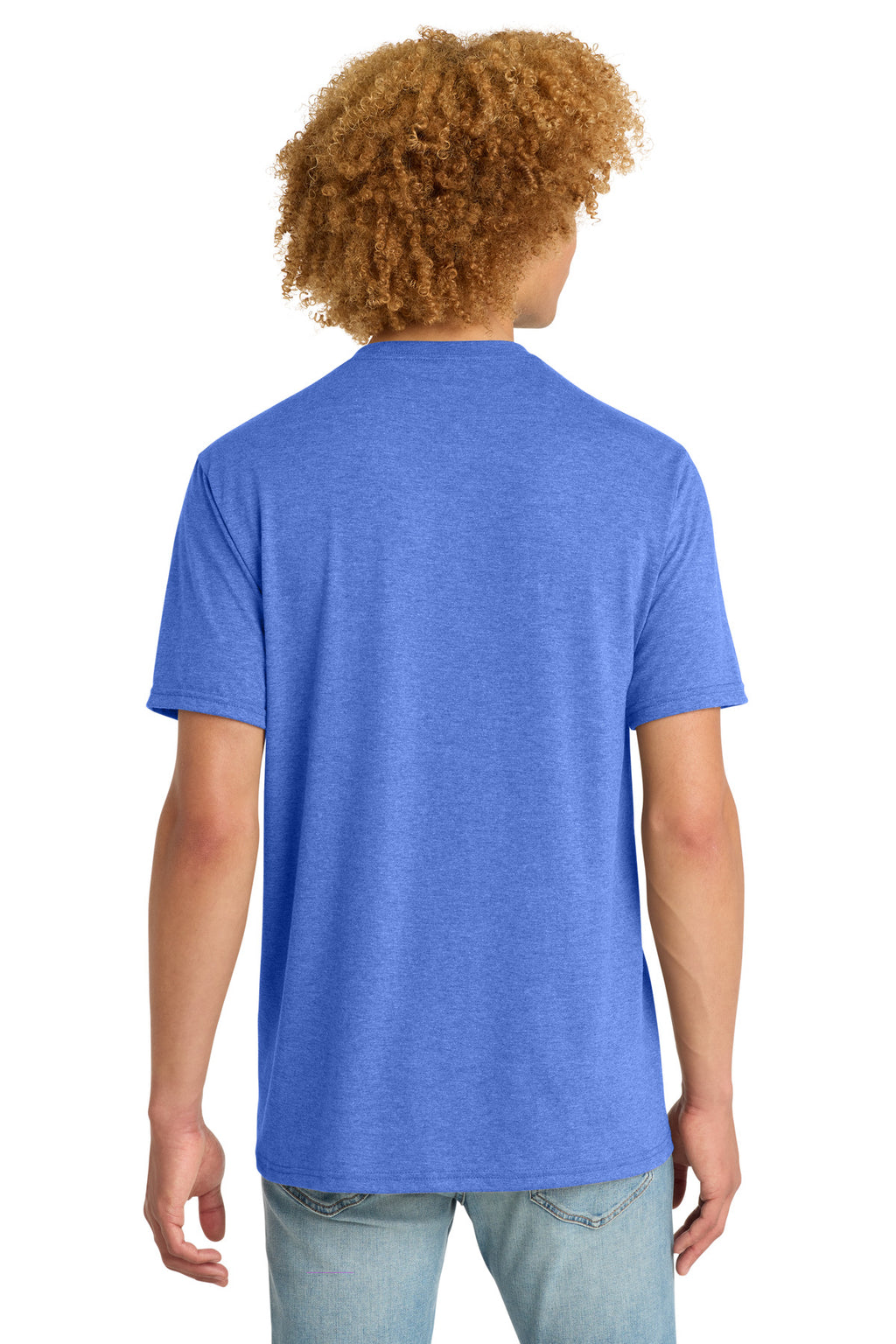 District Perfect Tri DTG Tee DM130DTG - Royal Frost - back