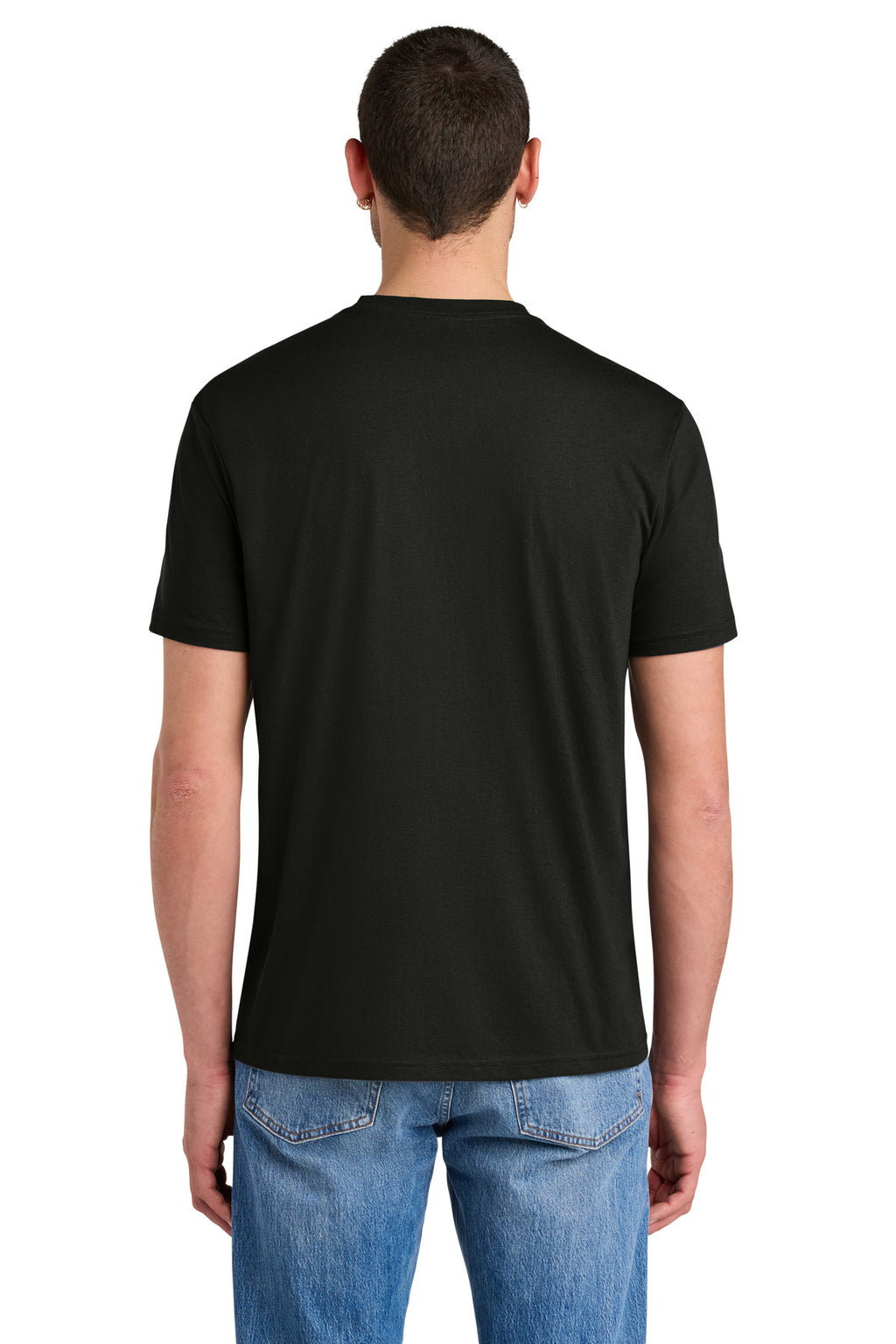 District Perfect Tri Tee. DM130 - Black - back