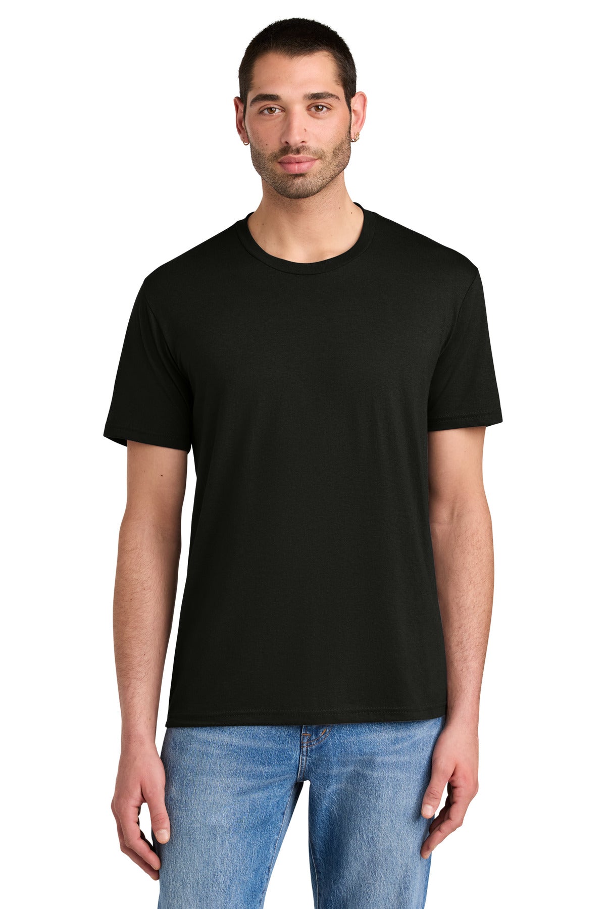 District Perfect Tri Tee. DM130 - Black - front