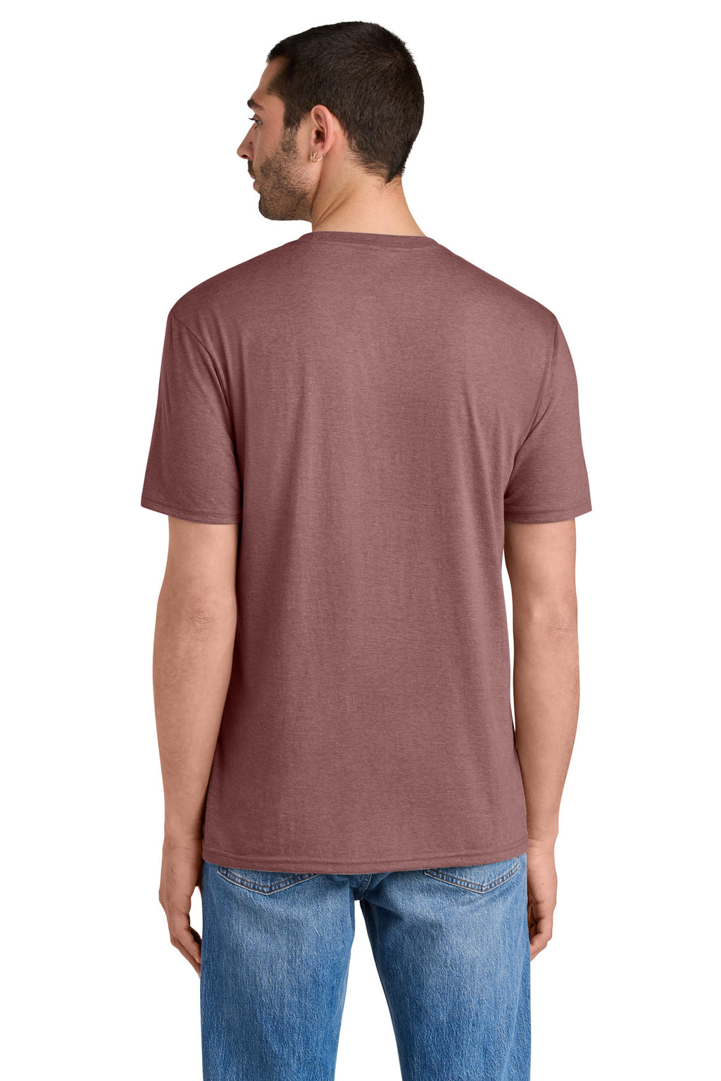 District Perfect Tri Tee. DM130 - Blush Frost - back