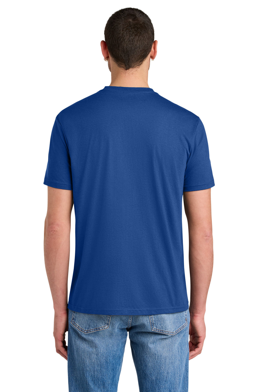 District Perfect Tri Tee. DM130 - Deep Royal - back