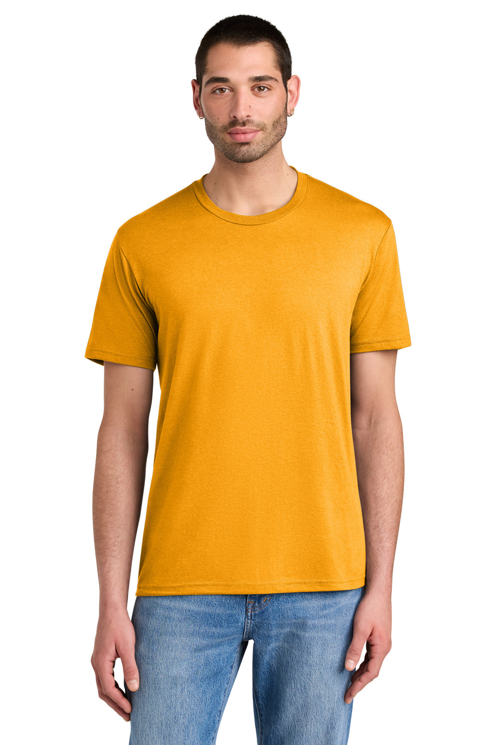 District Perfect Tri Tee. DM130 - Gold - front