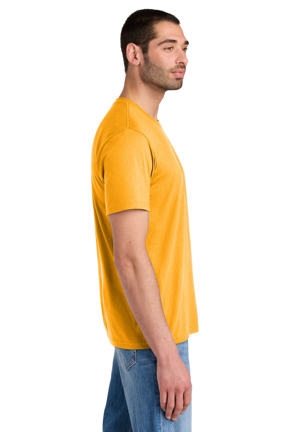 District Perfect Tri Tee. DM130 - Gold - side